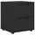 vidaXL Nachtschrank VISNES 45 x 40 x 50 cm Schwarz