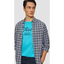 s.Oliver Baumwoll-T-Shirt türkis S