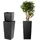 Kadax 40 x 40 x 75 cm Schwarz