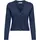 Only ONLKATIA LS CABLE V-NECK CARDIGAN Blau XS