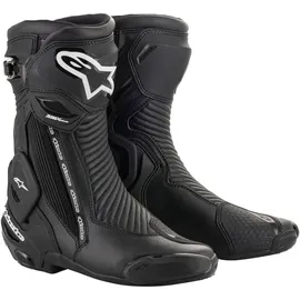 Alpinestars SMX Plus v2 Motorradstiefel, Schwarz Größe 48