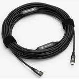cobratether USB-C auf USB-C 10 m Schwarz