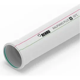 Rehau Abflussrohr DN 50, 500 mm, Weiß