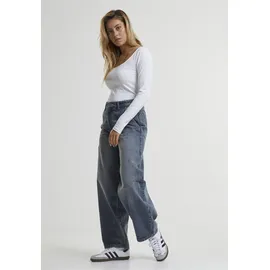 URBAN CLASSICS Ladies Tapered Baggy - Blau