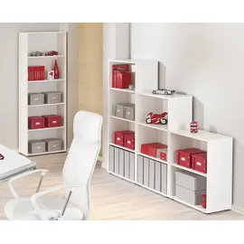 Interlink Bücherregal Arco 3 60 x 30 x 145 cm Weiß