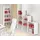 Interlink Bücherregal Arco 3 60 x 30 x 145 cm Weiß