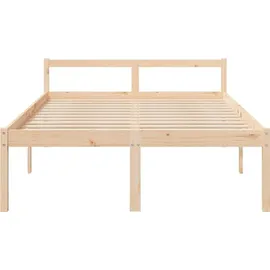 vidaXL Seniorenbett 120x200 cm Massivholz Kiefer