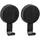 Wenko Pavia Wandhaken 2er Set Schwarz