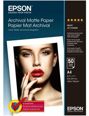 Epson Papier Matte Archival Paper 50 Blatt A4