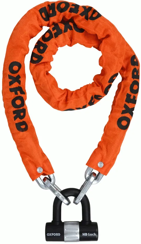 Oxford HD Loop Kettingslot, oranje, 150 cm