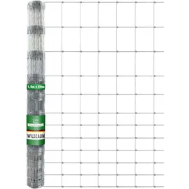 casa pura Wildzaun 50 m x 150 cm Silber/Eisen