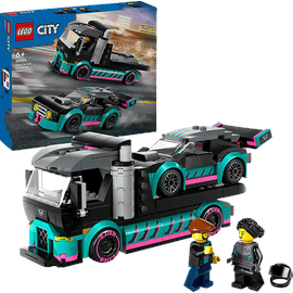 Lego City Autotransporter mit Rennwagen