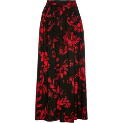 bonprix Viskose Maxirock, schwarz, 54, Viskose