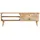 vidaXL Charles TV-Schrank 140x30x50 cm Braun Massivholz