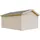 TIMBELA Garage Premium M991B 378 cm x 530 cm x 269 cm Natur