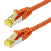 Herweck Helos Patchkabel S/FTP Cat 6a orange 1,0m