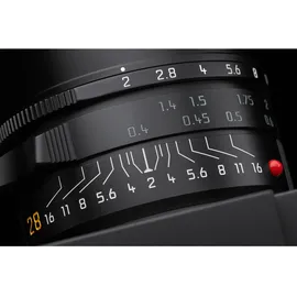 Leica Summicron 28 mm F2,0 schwarz-eloxiert Leica M