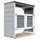 TIMBELA Mülltonnenbox M980A 153 x 159 cm grau