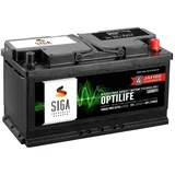 SIGA OPTILIFE Autobatterie 12V 100Ah statt 90Ah 92Ah 95Ah  *4 JAHRE GARANTIE*