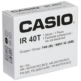 Casio IR-40T schwarz/rot