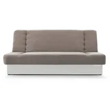 e-meubles Sofa mit Schlaffunktion und Bettkasten, Kippsofa Klappsofa Schlafsofa Clic-Clack Couch für Wohnzimmer Federkern Sofagarnitur Polstersofa - cyprus