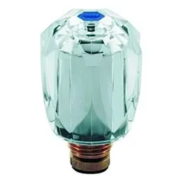 Grohe Oberteil 45951 mit Brillant Griff 45951000 Markierung blau 1/2" chrom