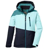 KILLTEC Mädchen Skijacke/Funktionsjacke mit Kapuze und Schneefang KSW 331 GRLS SKI JCKT, mint, 128,