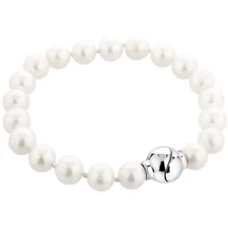 Nenalina Zuchtperle Perle Magnet Verschluß 925 Silber 16 Damen 