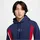 Nike Fleece Hoodie Midnight Navy/Lt Khaki/Gym Red L