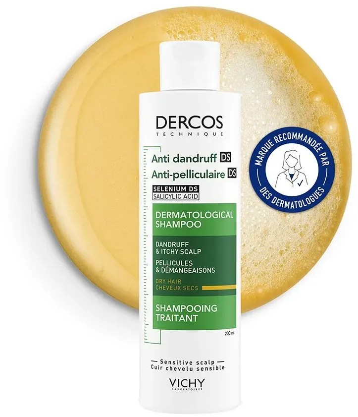 Vichy Dercos Anti-Schuppen-Pflegeshampoo für trockenes Haar Vichy Dercos Anti-Schuppen-Pflegeshampoo für trockenes Haar