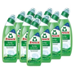FROSCH 10x Frosch Essig WC-Reiniger 750 ml – Kalklösend mit Essig WC-Reiniger