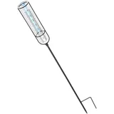 TOYANDONA Regenmesser Hinterhof im Freien überirdisch Einsatz Meter Landschaft draußen Messgerät Regenwassermesser Gartendekor Regenfallmesser Eisen