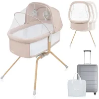 lionelo Malin Evo Beistellbett, Beige Natural