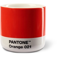 Copenhagen Design PANTONE Porzellan Macchiato Thermobecher, Orange 021 C 101010021