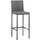 vidaXL 9-tlg. Garten-Bar-Set Poly Rattan und Akazienholz Grau