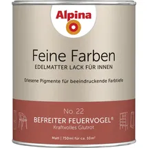 Alpina Feine Farben Lack 750 ml No. 22 befreiter feuervogel