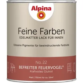Alpina Feine Farben Lack 750 ml No. 22 befreiter feuervogel