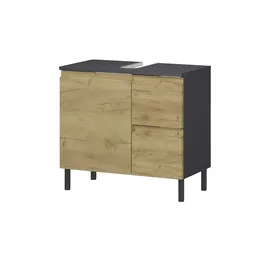 Sconto Waschbeckenunterschrank Ischgl ¦ holzfarben ¦ Maße (cm): B: 60 H: 56 T: 34.0
