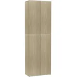 vidaXL Büroschrank Sonoma-Eiche 60x32x190 cm Holzwerkstoff