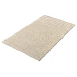 Badteppich Yara 70 x 120 cm Baumwolle Beige Natur