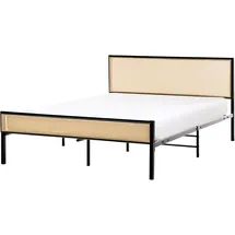 Beliani Avanton 140 x 200 cm Schwarz