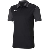 Puma Herren teamGOAL 23 Sideline Polo T-Shirt, Black-Asphalt, M