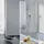 Kermi Filia XP Seitenwand verkürzt auf Badewanne FXUVD08017VPK 80x175cm, silber hochglanz, ESG klar Clean