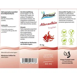 Increase Astaxanthin Tropfen 60 ml
