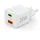 Hama Schnellladegerät, 1x USB-C 1x USB-A Mini-Ladegerät PD, 20 W weiß