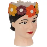 Atmosphera Yucatan Frauenkopf-Vase Höhe 18 cm Keramik