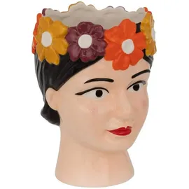 Atmosphera Yucatan Frauenkopf-Vase Höhe 18 cm Keramik