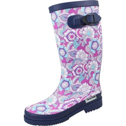 Bockstiegel Regenstiefel Susanne blau/multi Gummistiefel blau 38