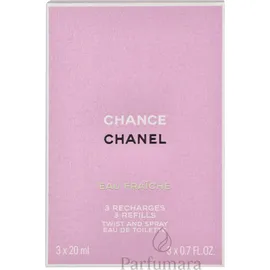 Chanel Chance Eau Fraiche Eau de Toilette refillable 3 x 20 ml