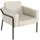 medso powered by paperflow Sessel MEDSO L Kunstleder 75,0 x 74,3 x 73,6 cm creme schwarz